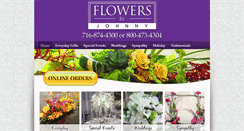 Desktop Screenshot of flowersbyjohnny.net