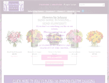 Tablet Screenshot of flowersbyjohnny.com